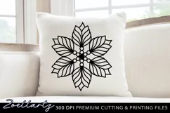 Mandala SVG Cut File Floral Mandala for T-shirt Mug Pillows Product Image 1