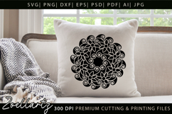 Floral Mandala SVG Cut Files Flower Mandala Illustration Product Image 2
