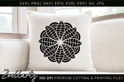 Floral Mandala SVG Cut Files Flower Mandala Illustration Product Image 2