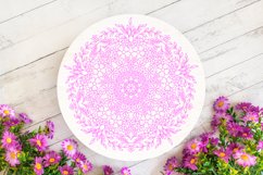 Floral Mandala SVG,Flower Mandala Cut File,Papercut Mandala Product Image 3