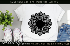 Floral Mandala SVG Cut Files Flower Mandala Illustration Product Image 3