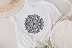 floral mandala svg