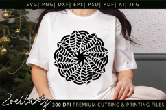 Floral Mandala SVG Cut Files Flower Mandala Illustration Product Image 4