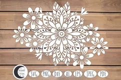 floral mandala svg