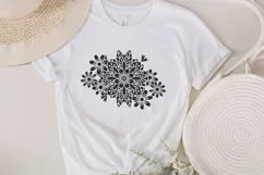 floral mandala svg