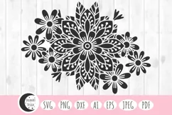 floral mandala svg