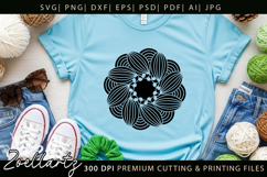 Floral Mandala SVG Cut Files Flower Mandala Illustration Product Image 6