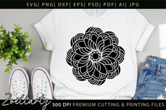 Floral Mandala SVG Cut Files Flower Mandala Illustration Product Image 6