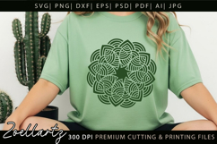 Floral Mandala SVG Cut Files Flower Mandala Illustration Product Image 4