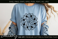 Floral Mandala SVG Cut Files Flower Mandala Illustration Product Image 4