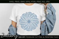 Floral Mandala SVG Cut Files Flower Mandala Illustration Product Image 5