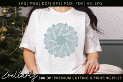 Floral Mandala SVG Cut Files Flower Mandala Illustration Product Image 7