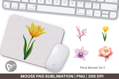 Mouse Pad Minimalist Florals Product Image 1