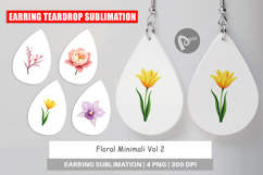Earring Minimalist Florals Product Image 1