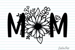 Mothers Day Svg, Mom Daisy Floral Svg, Mom Svg Shirt. Product Image 12