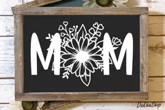 Mothers Day Svg, Mom Daisy Floral Svg, Mom Svg Shirt. Product Image 11