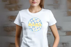 Floral Mom Sublimation Design, Retro Mama PNG, Mother's Day Product Image 2