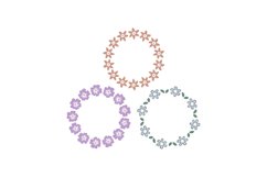 Floral Monogram Frames Product Image 1