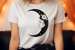 Boho Moon Fairy SVG Product Image 1
