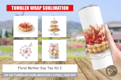 Floral Mother Day Tea Tumbler Product Image 1