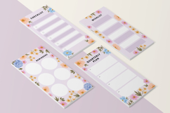 Printable Purple Bloom Floral Notepad &amp; Planner Collection Product Image 2