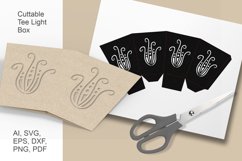 Floral Ornaments Tee Light Decorative Box Paper Cut Template