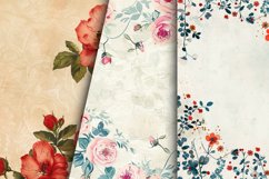 Floral Digital Paper Bundle Product Image 5