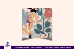 floral papers-scrapbooking-digital papers-printable-wallpaper-wrapping-brush stroke-abstract