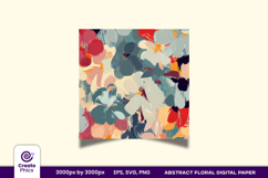 floral papers-scrapbooking-digital papers-printable-wallpaper-wrapping-brush stroke-abstract