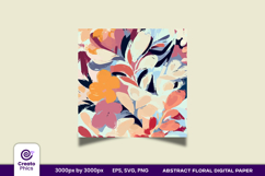 floral papers-scrapbooking-digital papers-printable-wallpaper-wrapping-brush stroke-abstract
