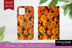 Pastel Floral Phone Case PNG - Flower Field Case PNG Product Image 1