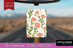 Floral Air Freshener PNG - Spring Flowers PNG Sublimation Product Image 1
