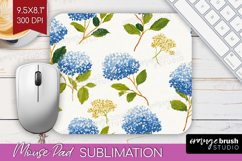 Floral Mouse Pad Sublimation - Spring Flowers Mousepad PNG Product Image 1