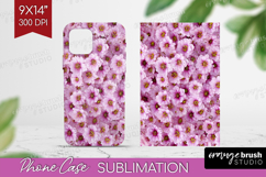 Pastel Floral Phone Case PNG - Flower Field Case PNG Product Image 1