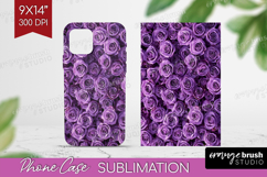 Pastel Floral Phone Case PNG - Flower Field Case PNG Product Image 1