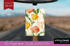 Floral Air Freshener PNG - Spring Flowers PNG Sublimation Product Image 1