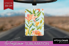 Floral Air Freshener PNG - Spring Flowers PNG Sublimation Product Image 1
