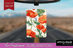 Floral Air Freshener PNG - Spring Flowers PNG Sublimation Product Image 1