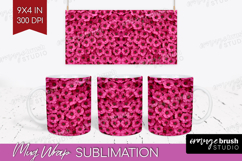 Pastel Floral Mug Wrap - Flower Field Mug PNG Sublimation Product Image 1
