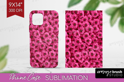 Pastel Floral Phone Case PNG - Flower Field Case PNG Product Image 1