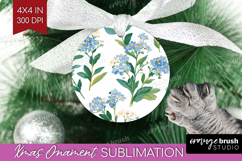 Floral Ornament PNG - Spring Flowers PNG Sublimation Product Image 1