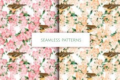 Floral Bird Seamless Pattern Set Product Image 2