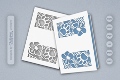 Floral Paw Greeting Card SVG Product Image 2