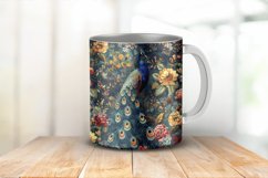 Floral Peacock Digital Paper Bundle Product Image 2