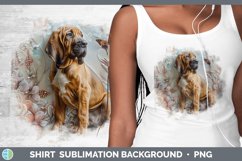 GorgeousFloral Pearl Dog Shirt design.