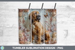 GorgeousFloral Pearl Dog Tumbler design.