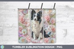 GorgeousFloral Pearl Dog Tumbler design.
