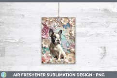 GorgeousFloral Pearl Dog Air Freshener design.