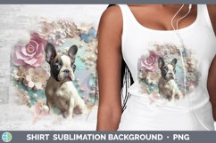 GorgeousFloral Pearl Dog Shirt design.