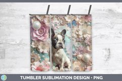 GorgeousFloral Pearl Dog Tumbler design.